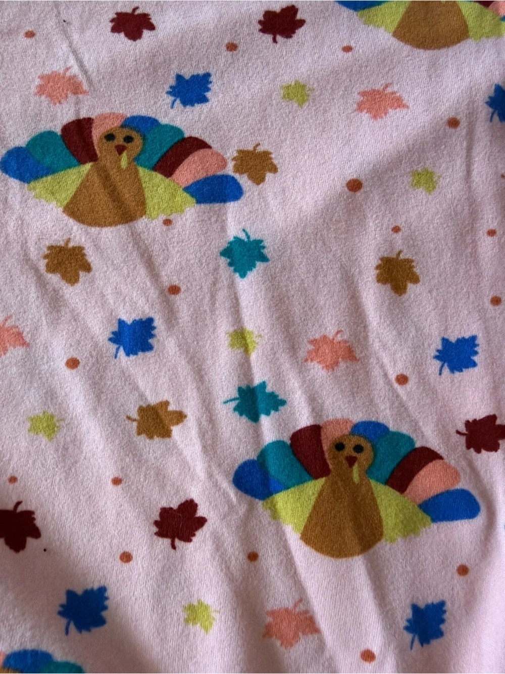 Dot Dot Smile Turkey Print Empire Dress Pink 2T NWT